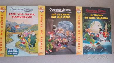 Geronimo Stilton 3 libri Storie da ridere 