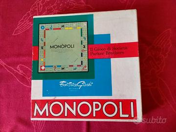 GIOCO IN SCATOLA Vintage MONOPOLI ANNI 80 completo