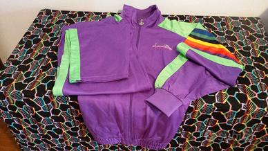 Tuta colore viola marca diadora taglia 50 tenuta b