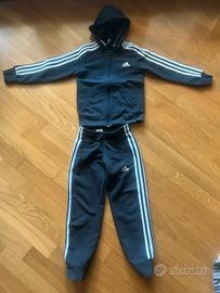 Tuta Adidas nera bambino