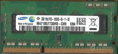 Lotto moduli RAM SO-DIMM (Notebook) vari