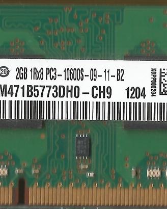 Lotto moduli RAM SO-DIMM (Notebook) vari