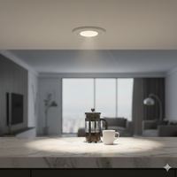 Faretti ad incasso bianchi, nuovi.