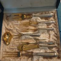 Set di posate vintage Argento 800