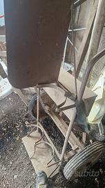 carrello bombole cannello