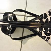 Scarpe Bata Pelle MACULATA NUOVE N.39 APERTE