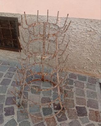 Scola Bottiglie Antico In Ferro