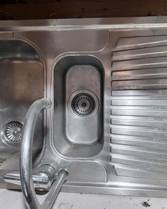 Lavandino cucina inox 2 vasche