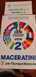 Materiale pubblicitario per campagna elettorale MS