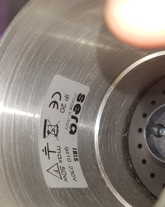 Coppia faretti a soffitto Sera mod. Iris