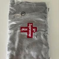 Felpa Supreme Cross box logo taglia L