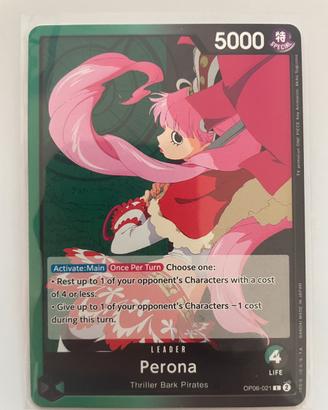 Carta Leader One Piece Perona OP06-021
