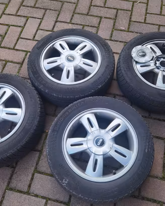 Cerchi in lega + gomme termiche Mini cooper