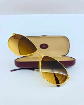 Cartier Vintage Windsor Panthere Gold occhiali