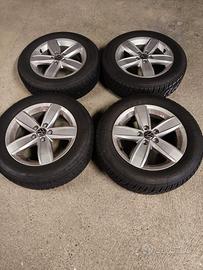 4 Gomme DUNLOP 185/65 R15 con cerchi in Lega