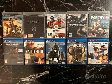 Lotto 10 videogiochi PS3 e PS4 – Uncharted, Skyrim