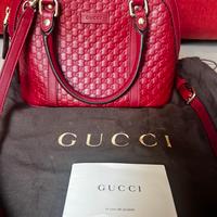 Borsa Gucci Guccissima Dome rossa