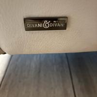 Divano vera pelle bianco divani&divani bynatuzzi