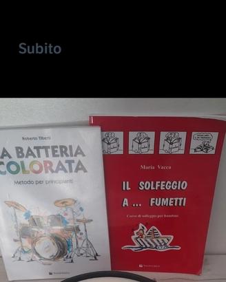 Libri per corso di batteria per bambini