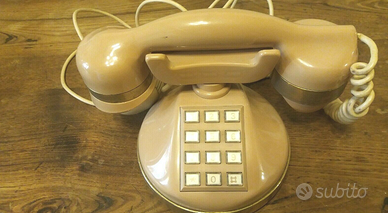 TELCER 18K vintage anni '80 a tastiera telefono
