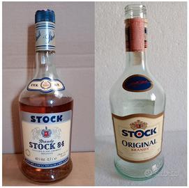 Due Bottiglie Vintage di Stock 84 fine anni 70 