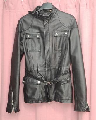 Giacca vera pelle vintage anni 90 donna