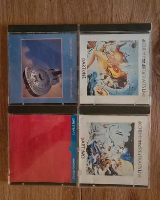 Lotto Dire Straits 4 CD Prime stampe Vertigo Swirl
