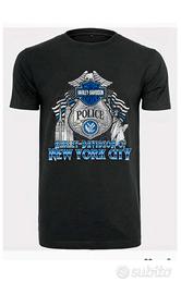 T-shirt con stampa Harley Davidson NYC Police