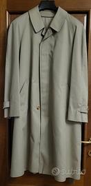 Trench impermeabile foderato da uomo