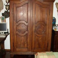 armadio centinato noce restaurato 700