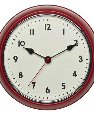 Orologio analogico radiocontrollato rosso 60.3541