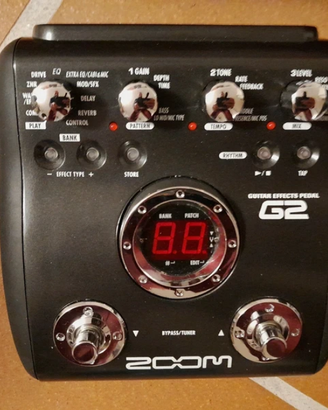 Effetto chitarra Zoom G2 + scatola