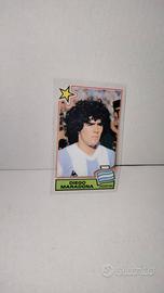 Card Maradona Panini Football Superstars 1984