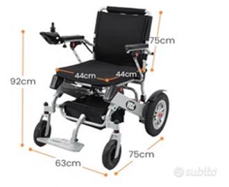 Carrozzina elettrica per persone nuova