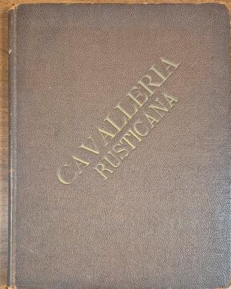 Vecchio spartito Cavalleria Rusticana-canto piano