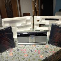 Micro HI-FI compatto con lettore CD e cassette