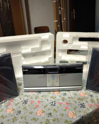 Micro HI-FI compatto con lettore CD e cassette