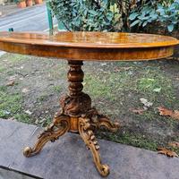 Tavolo in radica di noce