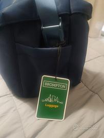 Brompton Electric Zip Bag Large Navy borsa