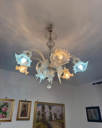 Lampadari in autentico vetro di Murano