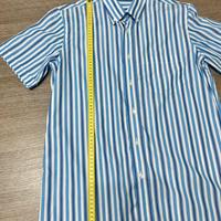Camicia estiva da uomo in cotone 100% a righe