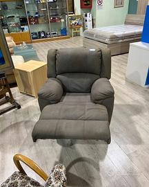 Poltrona recliner grigia