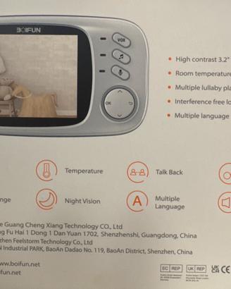 Video Monitor VB603 - Boifun - trattabile