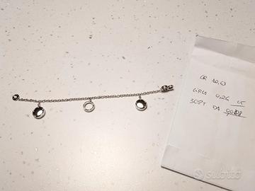 Bracciale DAMIANI D-side oro bianco e diamanti