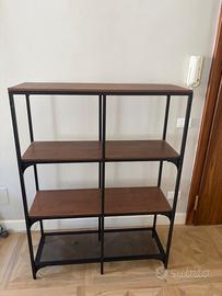 Mensola in metallo e legno – stile industrial chic
