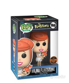 Funko POP!Digital-Wilma Flintstone holding Pebbles