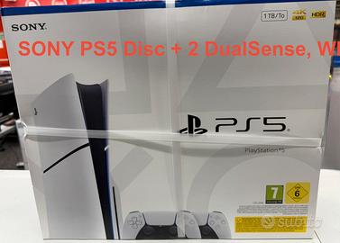 Sony PS5 Disc  + 2 Dual sense.   1TB