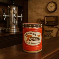 Contenitore in Latta Pubblicitario Caffè Torrisi