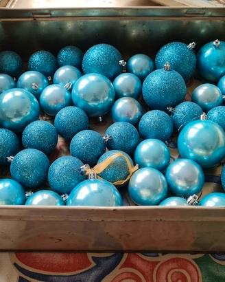 colora il tuo Natale di azzurro con 50 palline😍 