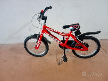 bicicletta bambino taglia 16 